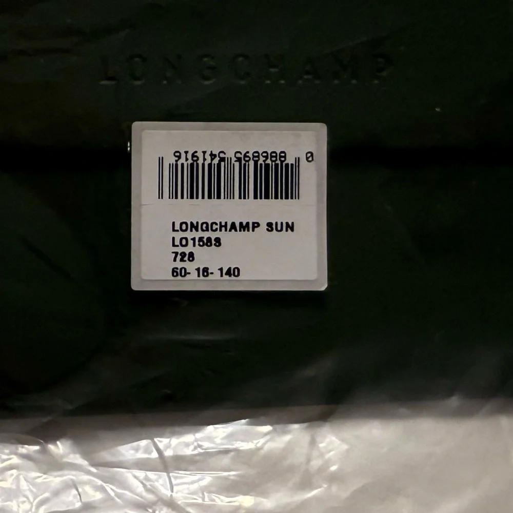 Longchamp Black and Gold Sunglasses - Picture 8 of 12
